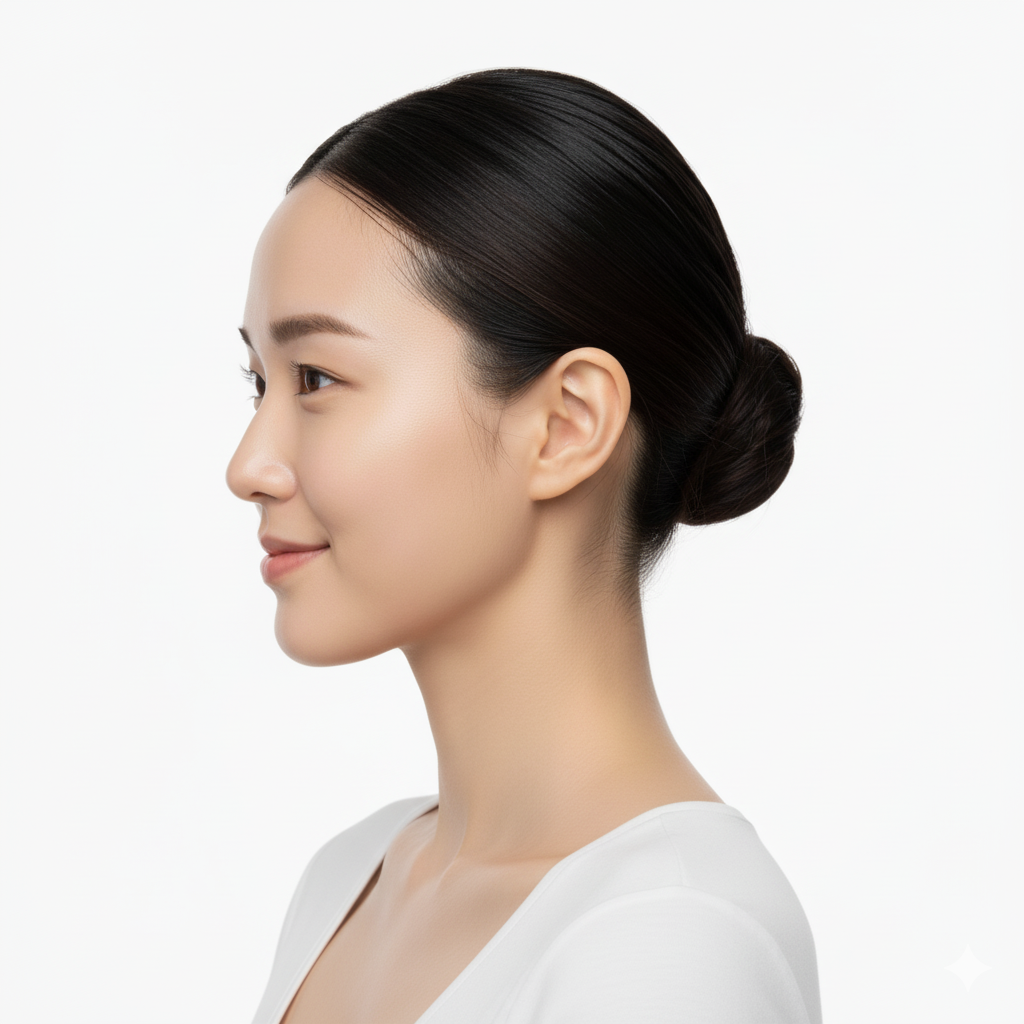 얼굴 측면 가이드